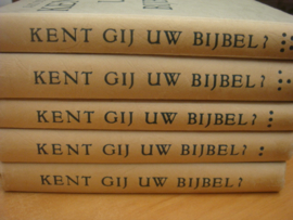 Kent gij uw bijbel - Deel 1 t/m 5 - Straatsma, A.K