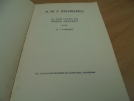 A.W.F Idenburg in zijn leven en werk geschetst - Lammers, G.J
