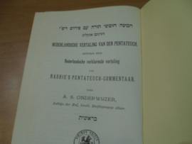 Nederlandsche vertaling van den pentateuch - Onderwijzer, A.S