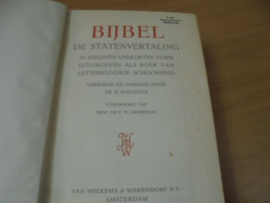 Bijbel, de statenvertaling  - Wielenga, B