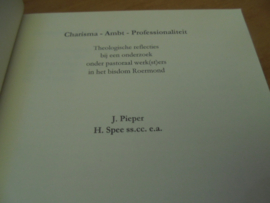 Charisma - Ambt - Professionaliteit - Pieper, J.
