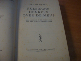 Russische denkers over de mens - Graaf, J de