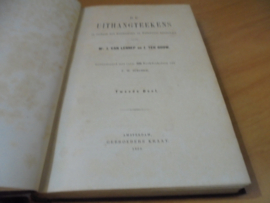 De uithangteekens (2delen 1868)- Lennep, M.J van & J ter Gouw