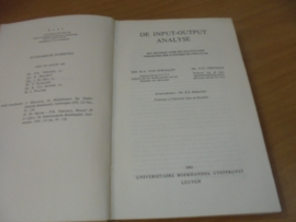 De input-output analyse - Straelen, R.A