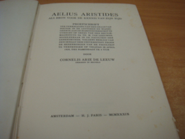 Aelius Aristides als bron voor de kennis van zijn tijd - Leeuw, C. A. De