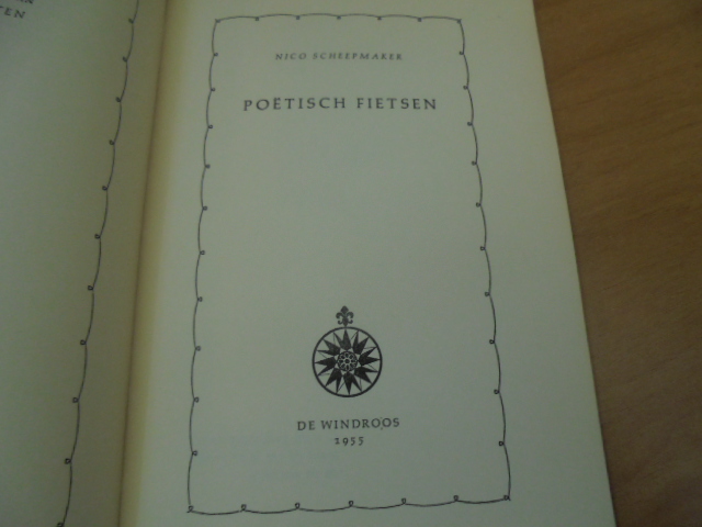 Poetisch fietsen, gedichten - Scheepmaker, Nico