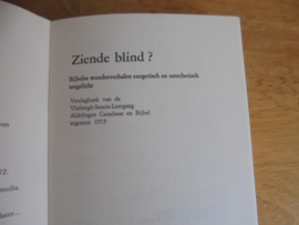 Ziende blind - Bulckens, J (red)