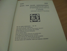 Boek van rijke herinneringen - Dijkstra, R