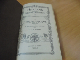 Handboek behoorende bij de bijbelsche geschiedenis - Ecker, Phil. Jacob
