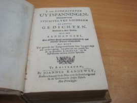 J. van Lodensteyns Uytspanningen - Lodensteyn, J. van