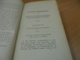 Praktische godgeleerdheid of beschouwing van de evangeliebediening voornamelijk in de Nederlandsche hervormde kerk
