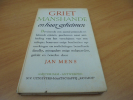 Griet Manshande en haar geheimen - Mens, Jan
