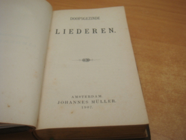Gezangboek in gebruik bij de vereenigde Doopsgezinde gemeente te Haarlem