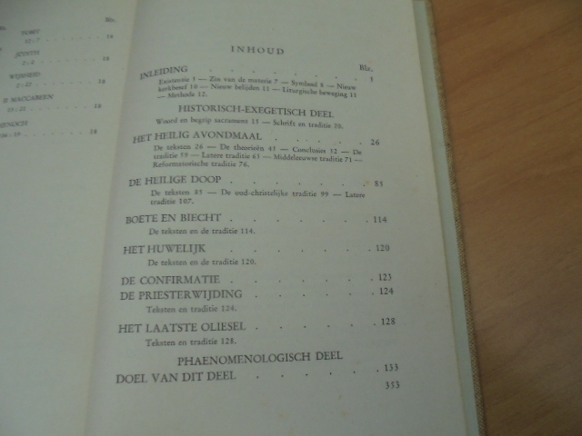 Sacramentstheologie - Leeuw, G. van der