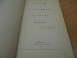 De vrucht der Godsdienst  - Opzoomer, C.W