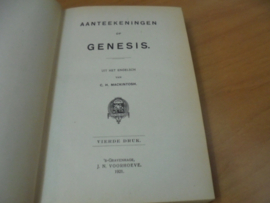 Aanteekeningen op Genesis - Mackintosh, C.H