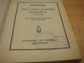 Het land zonder kinderen: ('N Utopie) - Karl Ettlinger