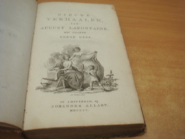 Nieuwe verhalen van August Lafontaine deel 2 en 3 !!  (1804/1805)