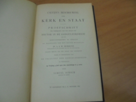 Calvijn's beschouwing over kerk en staat - Schoch, S