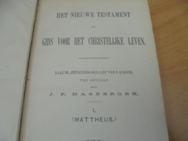 Het Nieuwe Testament als gids voor het leven - Hasebroek, J.P