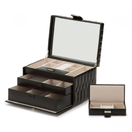 Caroline - Medium jewellery case in Black