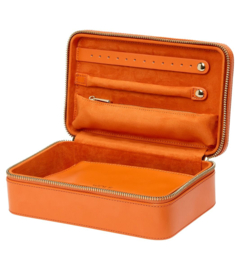 Maria - Medium zip case in Tangerine