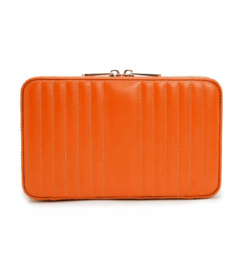 Maria - Medium zip case in Tangerine