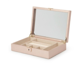 Palermo - Medium jewellery box in Rose quartz