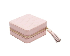 Caroline - Zip travel case in Rose Quartz