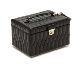 Caroline - Medium jewellery case in Black