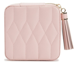 Caroline - Zip travel case in Rose Quartz