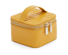 Maria - Zip jewellery cube in Mustard