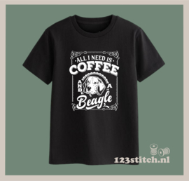 All i need is coffee and a beagle.