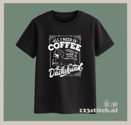 All i need is coffee and a dachshund