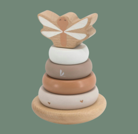 Label Label houten stapelringen - Nougat