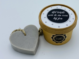 Soap & Gifts Handzeep doosje "het liefste was ik nu even bij jou"