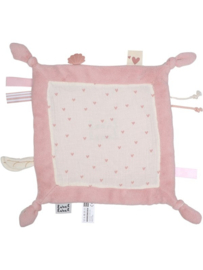 Label Label Hartjes Roze Knuffeldoekje