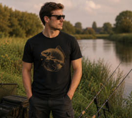 T-shirt met Karper afbeelding 2