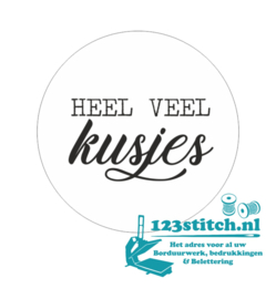 Sticker Heel veel kusjes