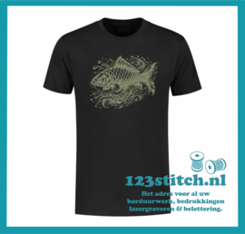 T-shirt met Karper afbeelding 3