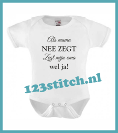 Romper als mama nee zegt, zegt mijn oma wel ja!