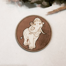 Set van 6 Ice Age houten onderzetters