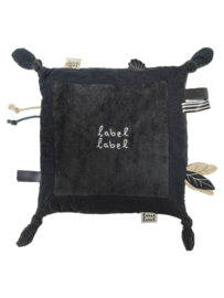 Label Label Donkerblauw Knuffeldoekje