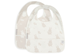 Jollein x Nijntje -Slab Waterproof Miffy Snuffy - Nougat - 2 Stuks