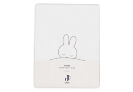Jollein x Nijntje -Laken Wieg 75x100cm Sleepy Miffy- Funghi