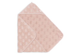 Jollein x Nijntje - Badcape Miffy Badstof 75x75cm  - Jacquard - Nougat