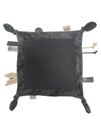 Label Label Donkerblauw Knuffeldoekje