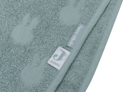 Jollein x Nijntje - Badponcho Badstof Miffy Jacquard - Sea Green