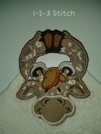 Handdoek hanger Giraf