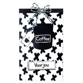 Tasje Koffie en Merci - Voor jou